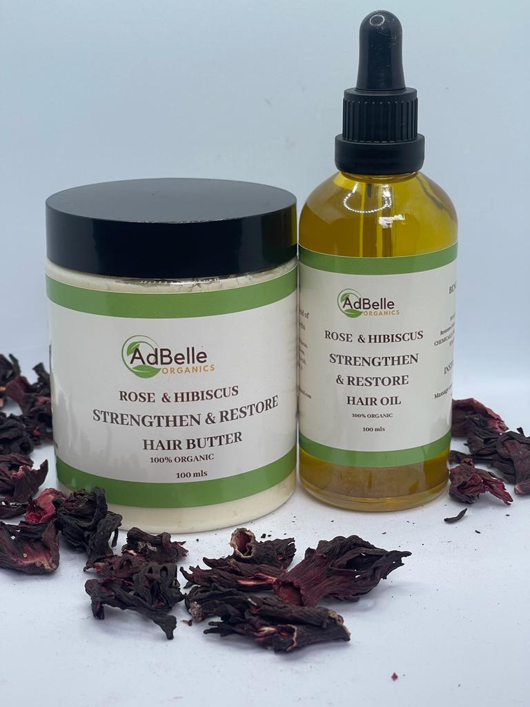 Rose & Hibiscus Hair Oil & Butter 2